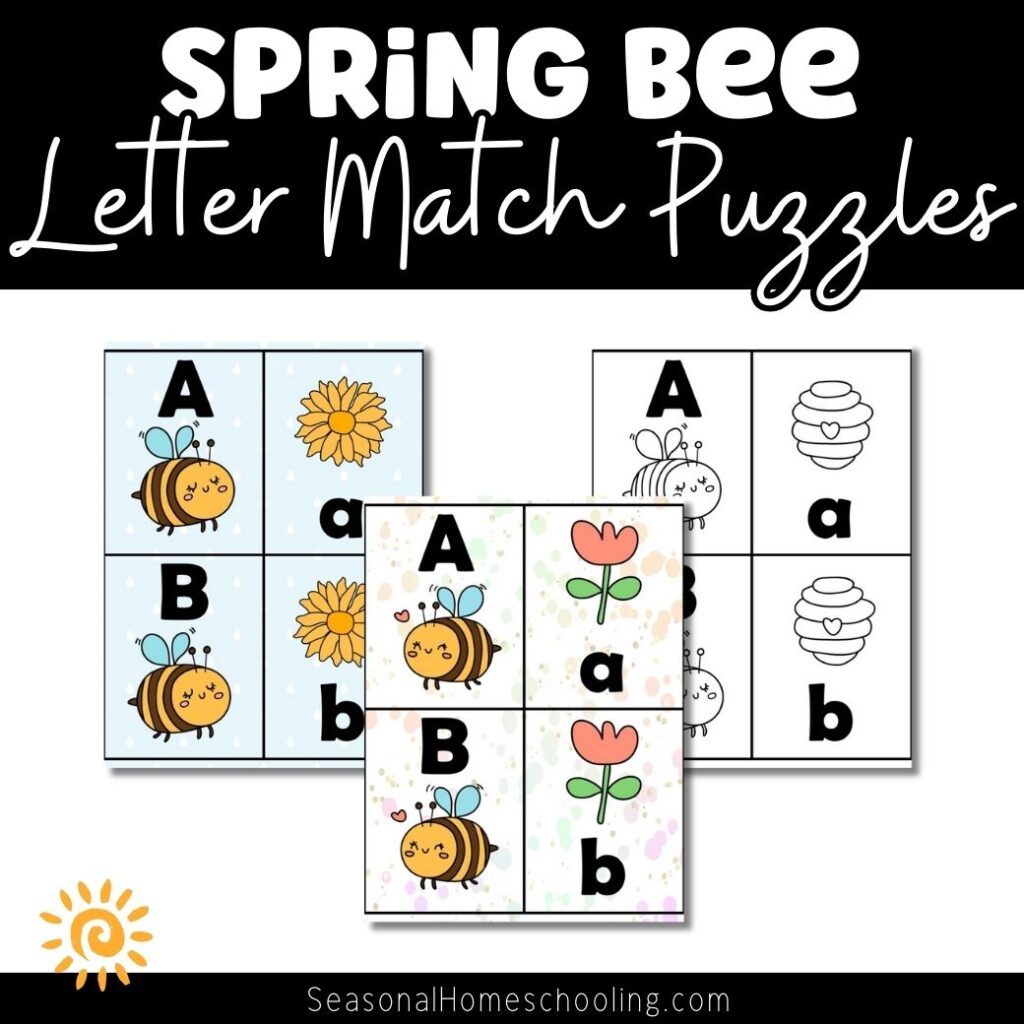 Spring Letter Match samples