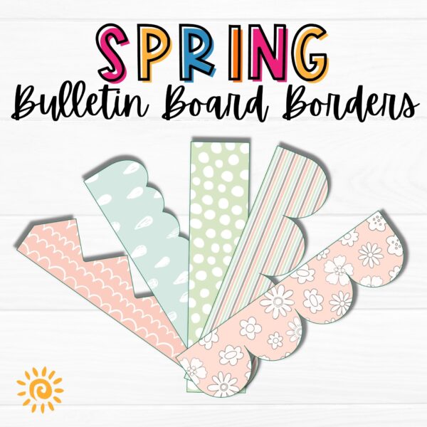 Spring Bulletin Board Borders Easter Classroom Decor samples