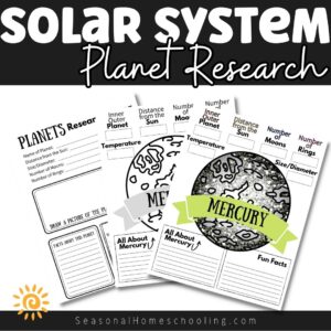 Solar System Planet Research Samples