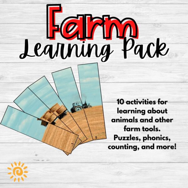 Farm Learning Pack sample pages