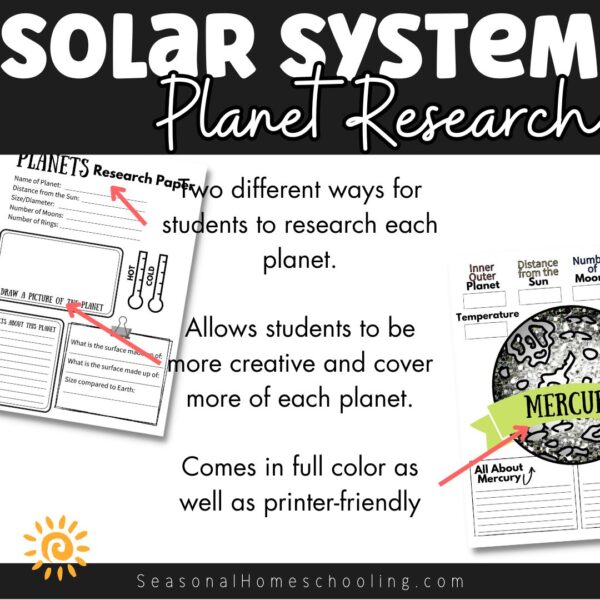 Solar System Planet Research samples