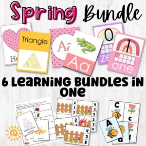 Spring Bundle image with samples of products included