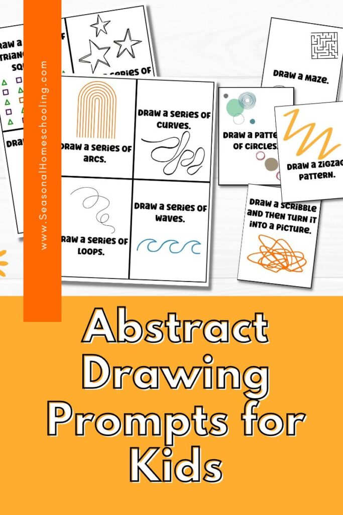 Abstract Drawing Prompts for Kids samples