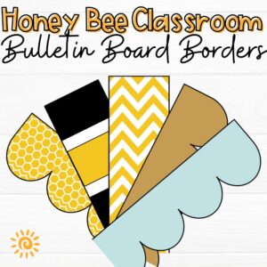 Honey Bee Bulletin Board Borders Classroom Decor Samples