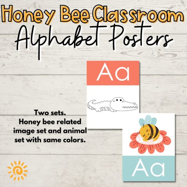 Alphabet Posters - Honey Bee samples