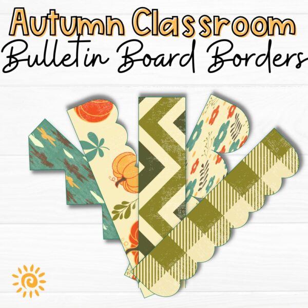 Autumn Bulletin Board Borders - Samples