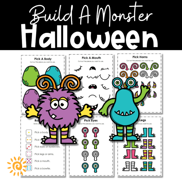 Build A Monster sample of pages