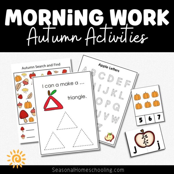 Morning Work - Autumn Theme - Apples
