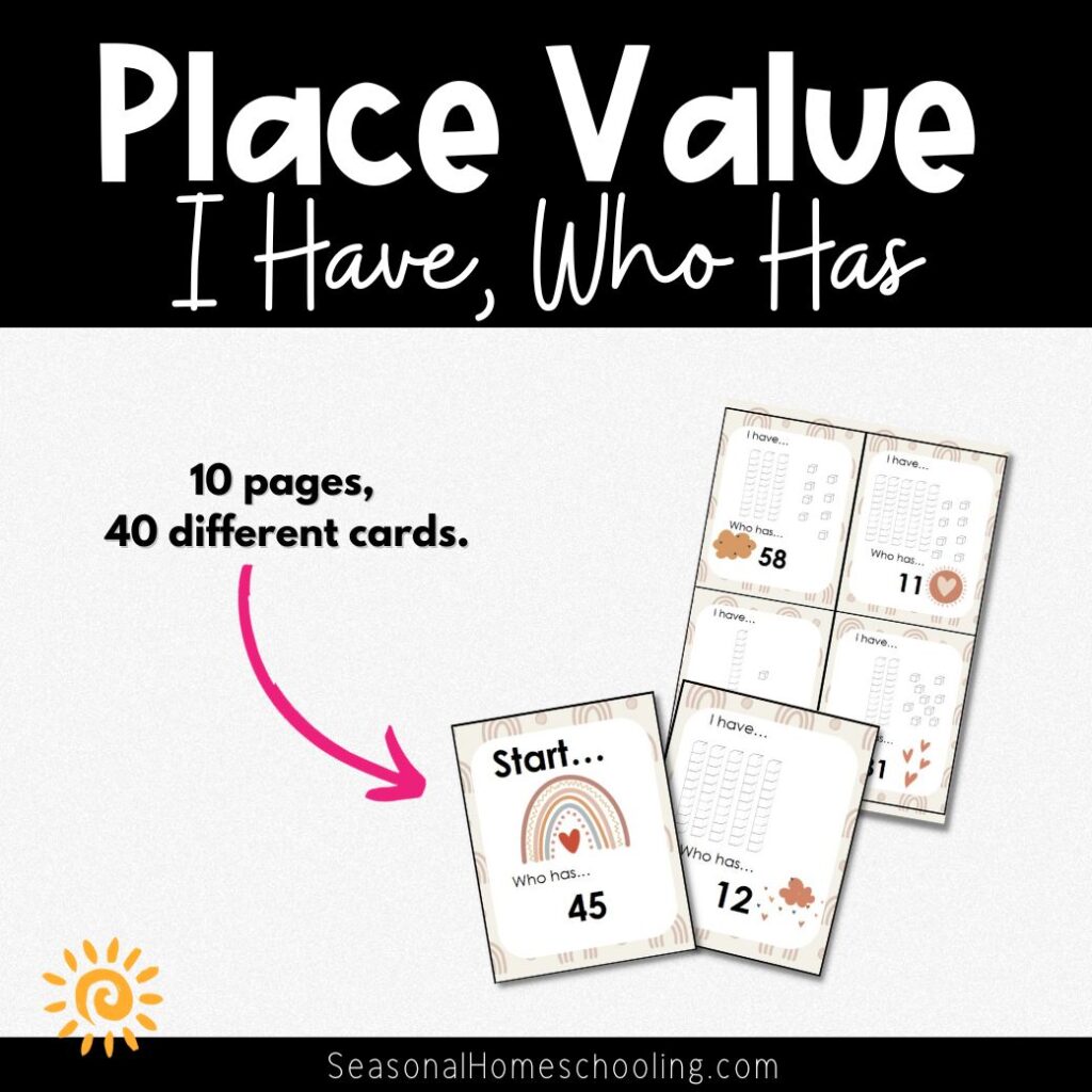 Place Value - I Have Who Has samples