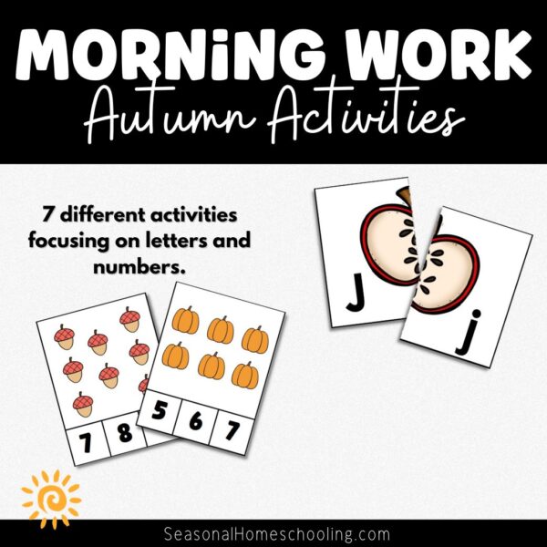 Morning Work - Autumn Theme samples