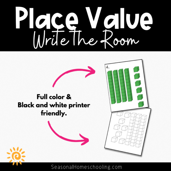 Place Value - Write the Room Template samples