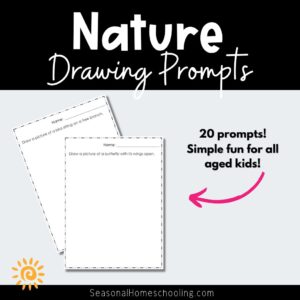 nature drawing prompts sample pages