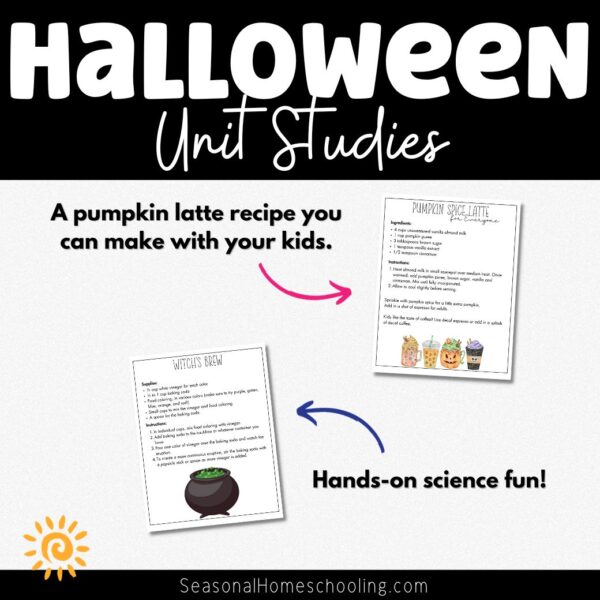 Halloween Unit Study samples