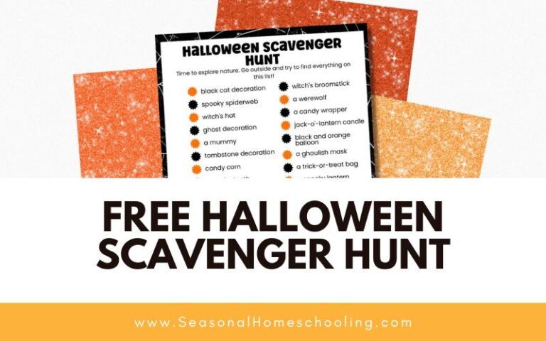 Free Halloween Scavenger Hunt
