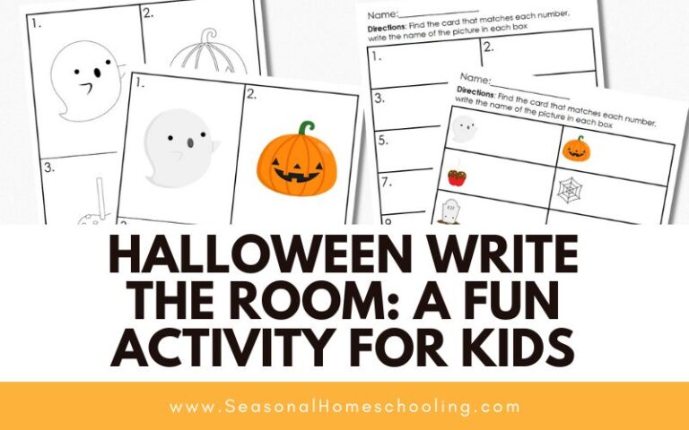 Get Spooky with Halloween Write the Room: A Fun Activity for Kids