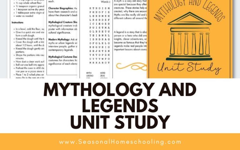 Mythology and Legends Unit Study