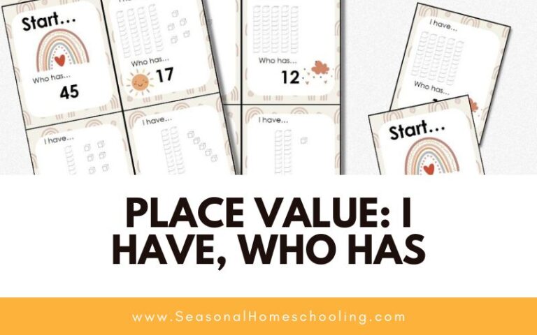 Place Value: I Have, Who Has – A Math Twist on a Fun Game for Kids