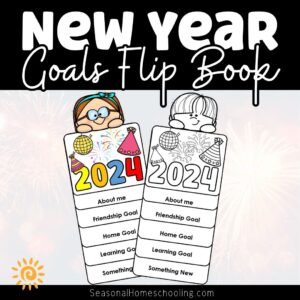 New Year Goals - Flip Book samples