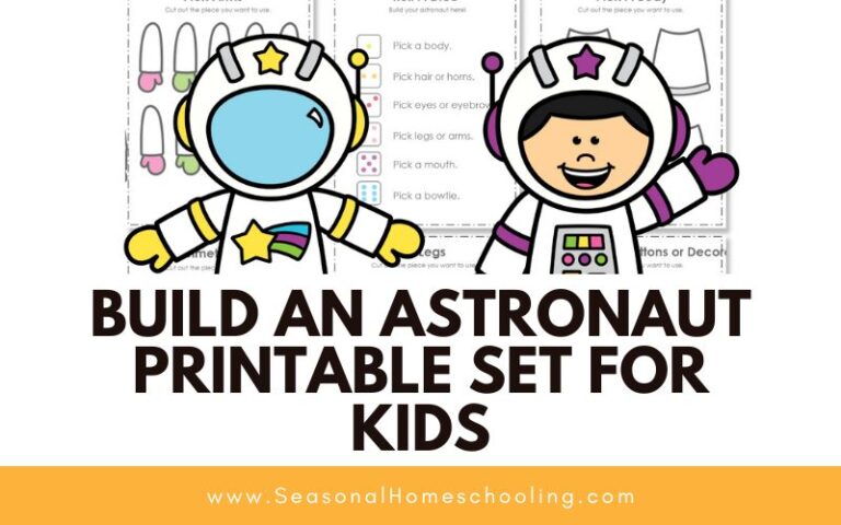 Unleash Imagination with Build an Astronaut Printable Set for Kids