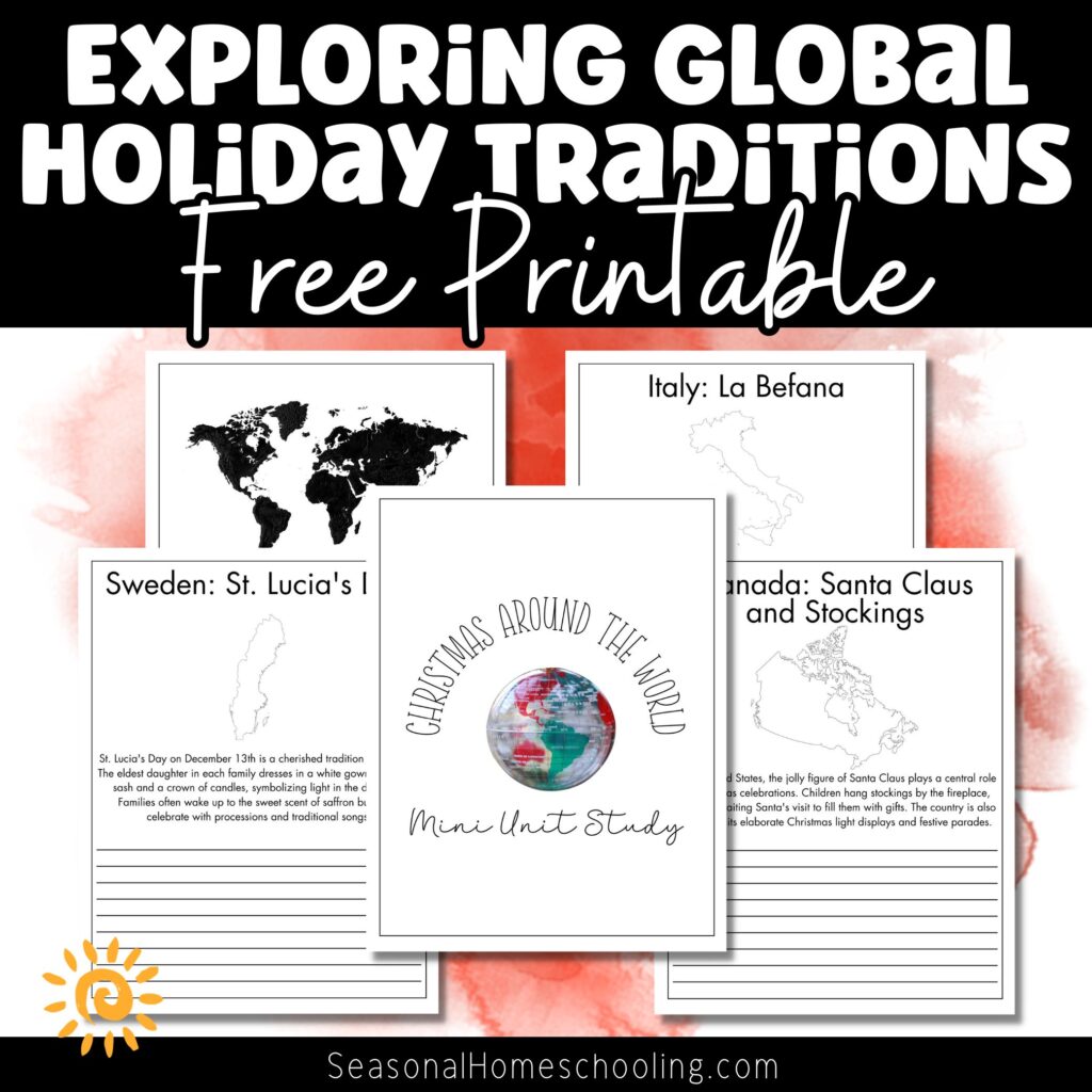 Exploring Global Holiday Traditions Printable samples