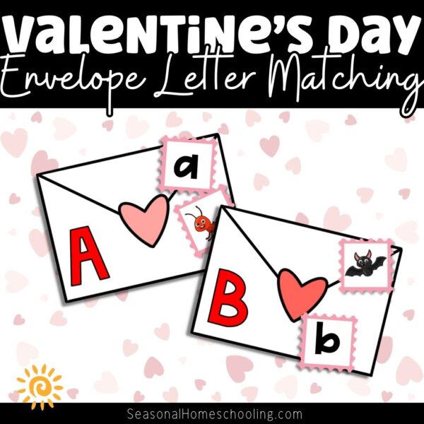 Valentine's Day Envelope Letter Matching