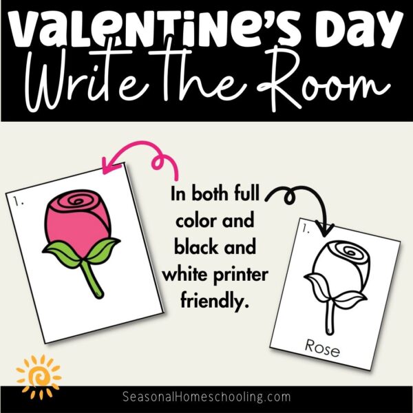 Valentines day Write the Room product samples