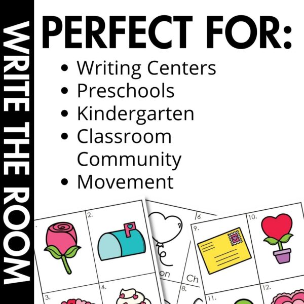 Valentines day Write the Room product samples