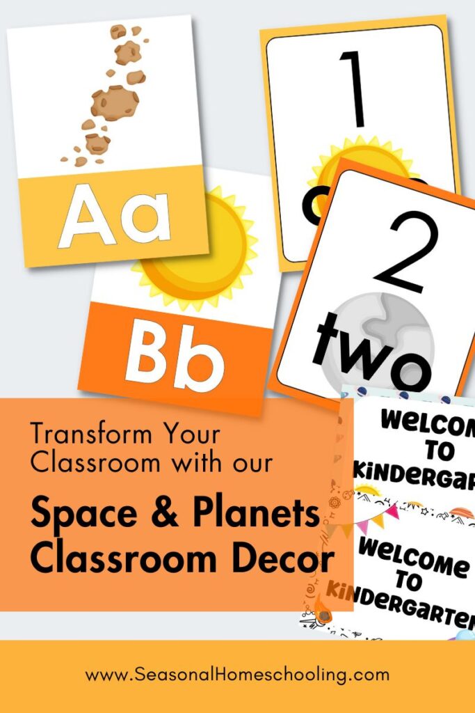 Transform Your Classroom with our Space and Planets Classroom Decor samples