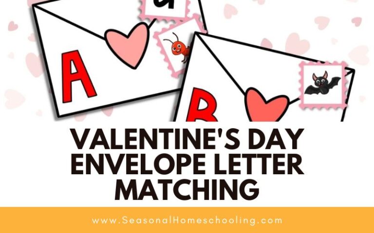 Valentine’s Day Envelope Letter Matching