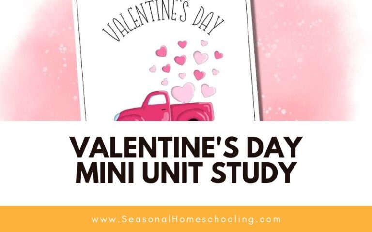 Valentine’s Day Mini Unit Study for Elementary Students