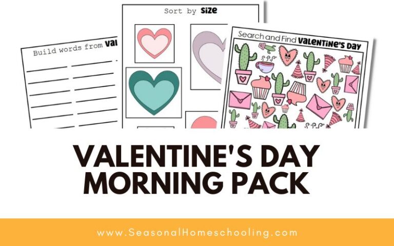 Valentine’s Day Morning Pack: Engaging Activities for Love-Filled Learning!