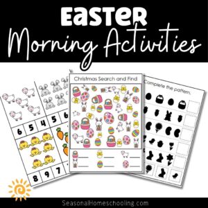 Easter Activity Totes - Easter Activity Set samples