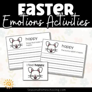 Easter Bunny Emotions samples of printable