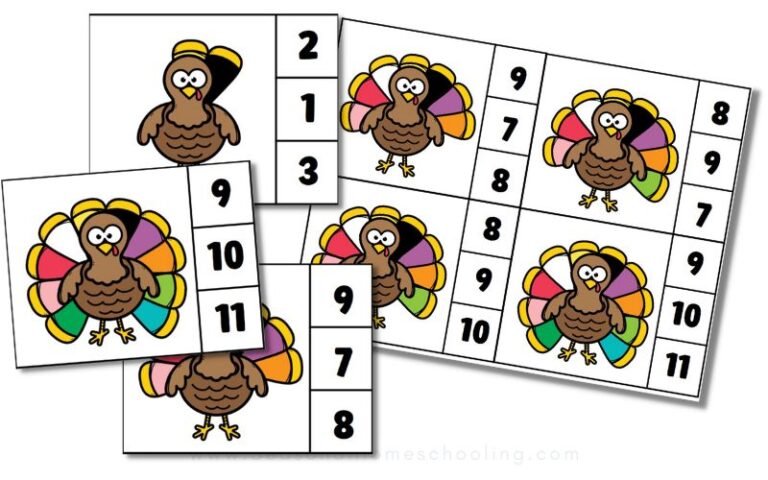 Using Counting Clip Cards