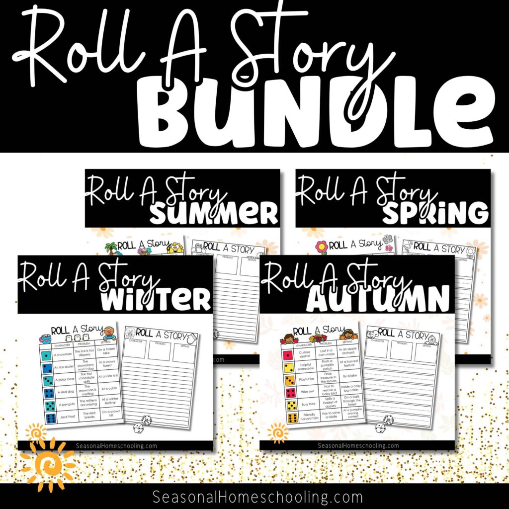 Seasons Roll A Story page samples