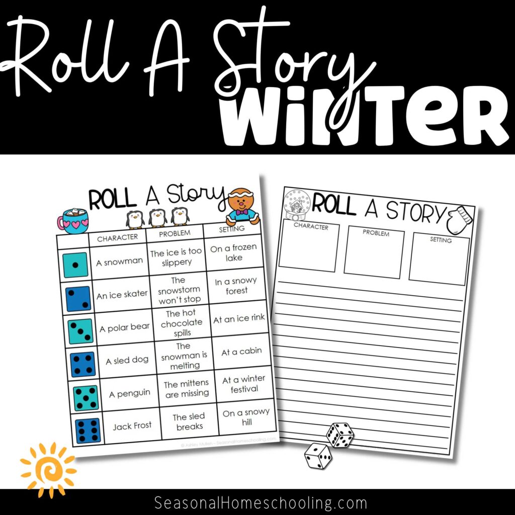 Winter Roll A Story page samples