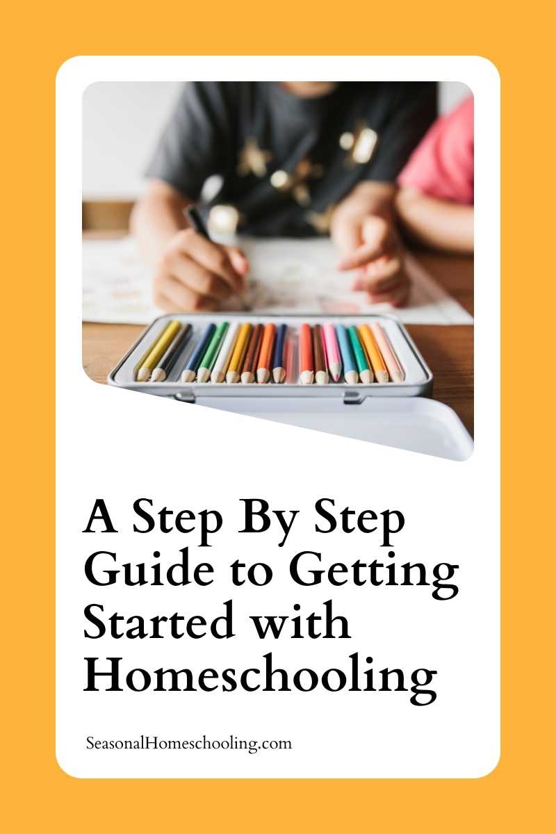 A Step By Step Guide to Getting Started with Homeschooling