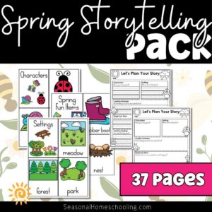 Spring Storytelling Pack | Printable Writing & Planning Activities | Grades 1–4