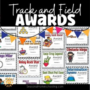 Editable Track & Field Day Awards | Fun Printable Student Certificates for Kids