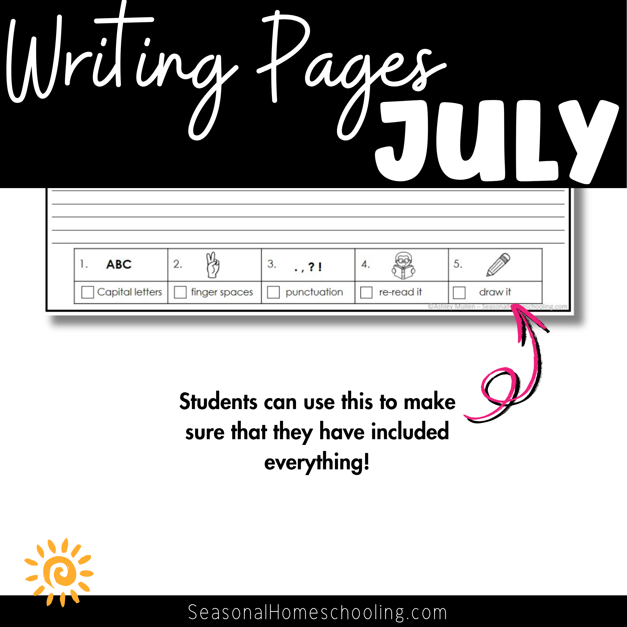 July Writing Prompts | Daily Journal | Summer Writing Activities for Grades 1–4 - Image 3