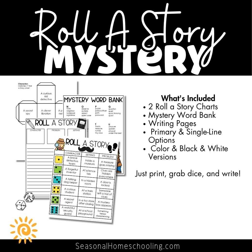 Mystery Roll a Story Writing Center | Narrative Writing for Gr 1 Gr 2 Gr 3 Gr 4 - Image 3