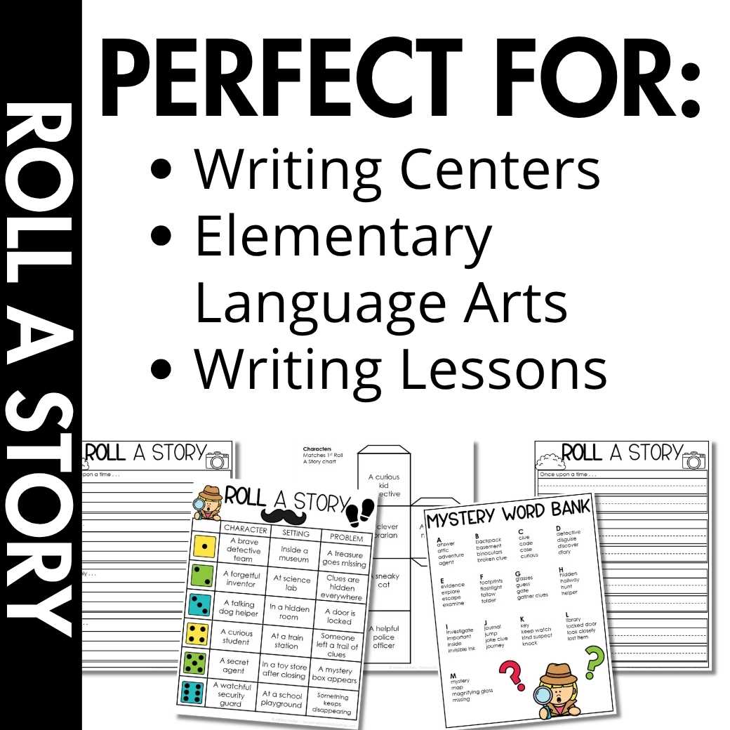 Mystery Roll a Story Writing Center | Narrative Writing for Gr 1 Gr 2 Gr 3 Gr 4 - Image 4