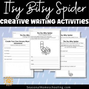 Itsy Bitsy Creative Writing Activities | Nursery Rhyme Writing & Storytelling