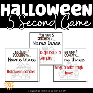 Halloween 5 Seconds Game | Brain Break, Party, & Classroom Activity | Grades 3–6